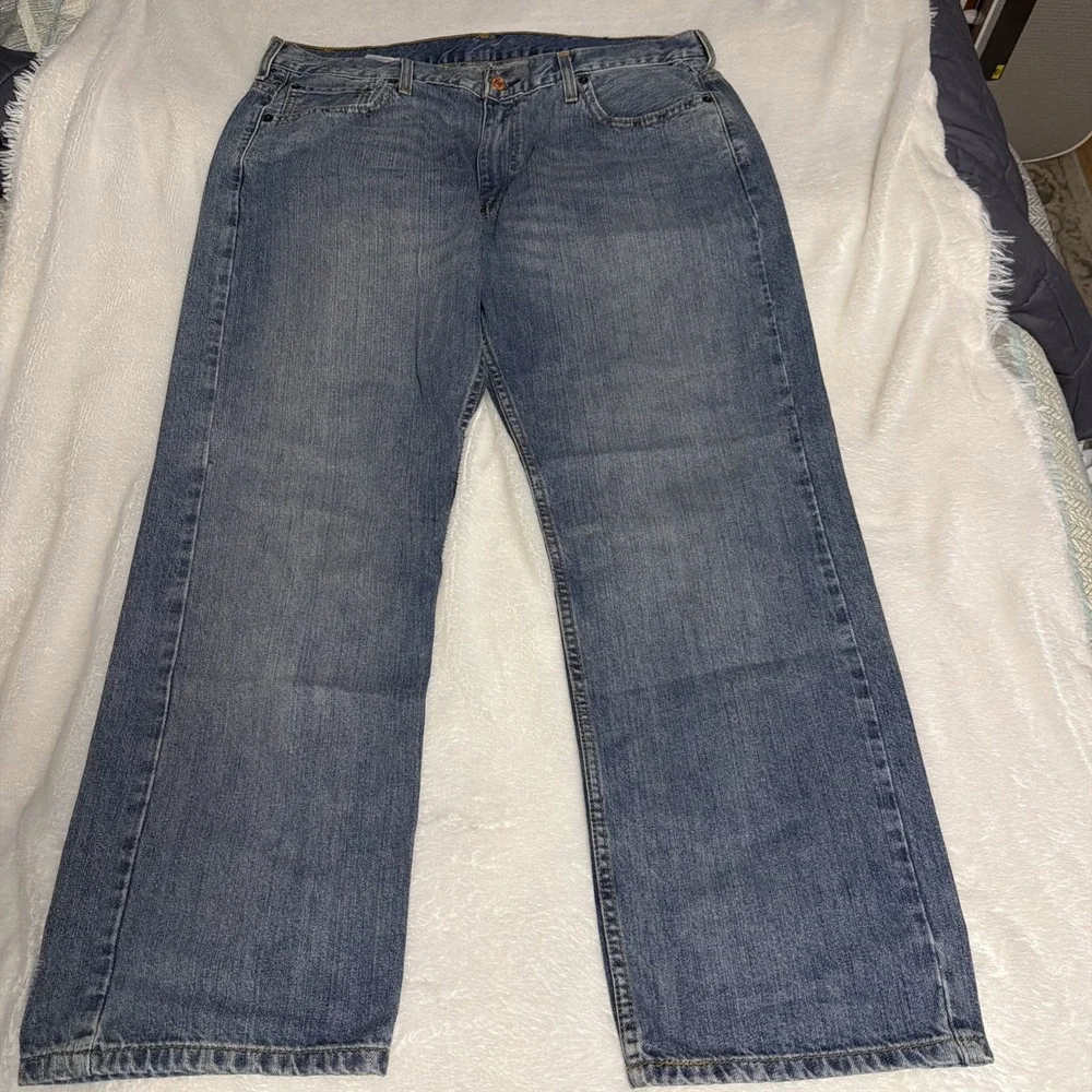 Levis 569 Loose Straight Jeans Mens 36x32 Fits 36x30 Blue Y2K Baggy Skater